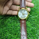 Fashionable Glass Quartz Analog Men's Watch