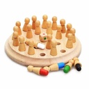 Wooden Tabletop Color Memory Chess Game || CHILDREN'S Early Educational Toys