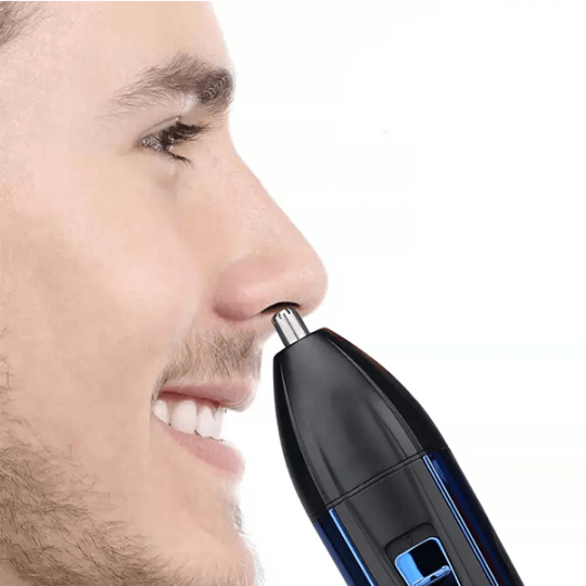 Kemei KM-6330 3-in-1 Rechargeable Hair Trimmer, Electric Shaver & Nose Clipper Grooming Kit For Men – Universal Voltage, 60 Min Runtime