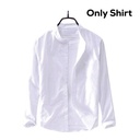3 Pcs Combo Men's Ban Collar Cotton Shirt-