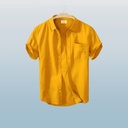 Men's Stylish Half Sleev  Casual  Solid Shirt ( Khatali )