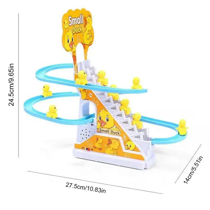 Electric Small Duck Climbing Stairs Toy