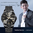 Butter Fly Lock OLEVS 9931G New Exclusive Design Quartz Watch for Men Full Black