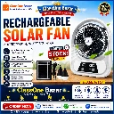 Rechageable Solar Fan