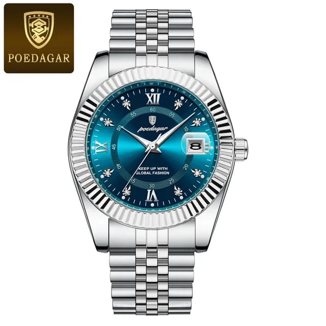 [6287] Poedagar 910 Model Fashion Watch for Men (Butterfly Lock)