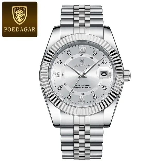 [6290] Poedagar 910 Model Fashion Watch for Men IPG Colour