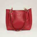 Signature Classic shoulder women's tote bags(maroon)
