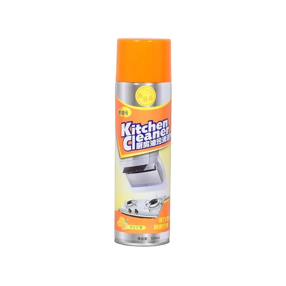 [7575] Kitchen Oil Stain Cleaner 500ml Kitchen Cleaner Foam Cleaning Spray