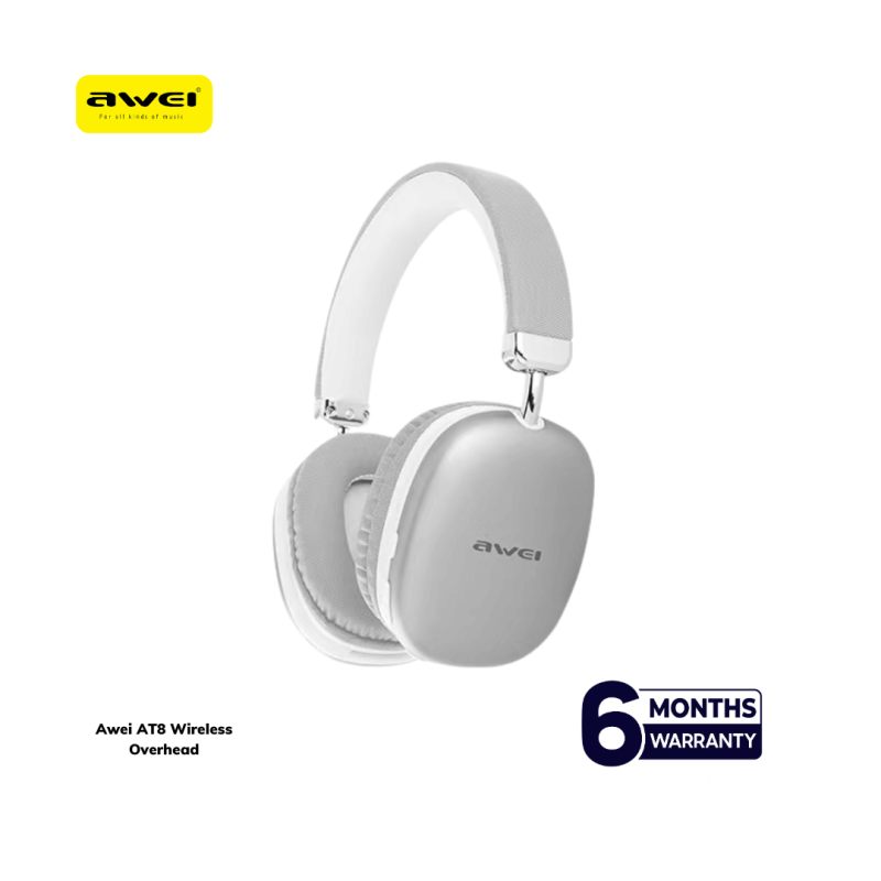 [8867] Awei AT8 Bluetooth Wireless Headphones (6 Month Warranty)
