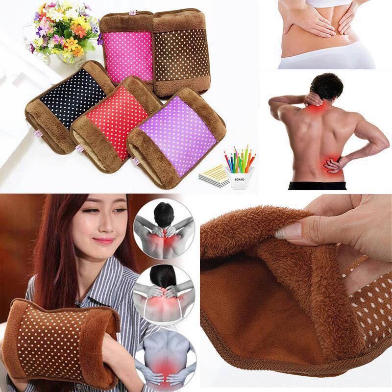 [3803] Electric Hot Water Bag Pain Remover - Multicolour - Hot Water Bag