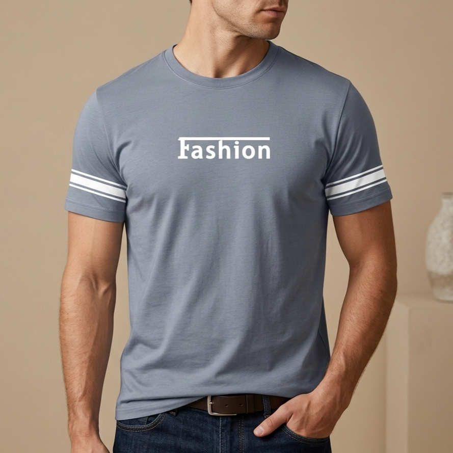 [4115] Men's Half Sleeve T-Shirt