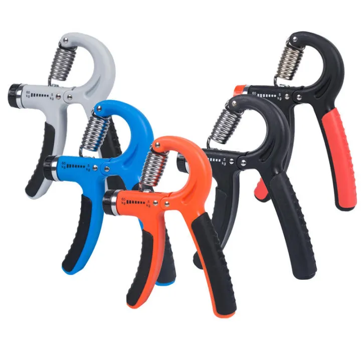 [3073] Adjustable Power Exercise Gripper Strengthener Hand Grip with Counter 5kg to 60kg Presser 1 pc