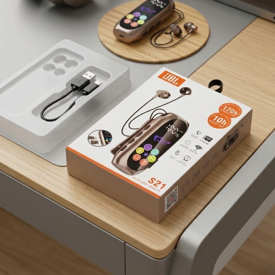 [3074] S21 Wireless Bluetooth Receiver & MP3 Player with Earphone