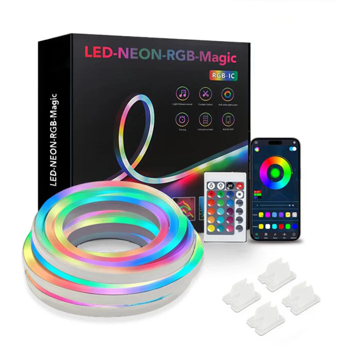 [3156] LED Neon RGB Magic Flexible Strip Light With App control