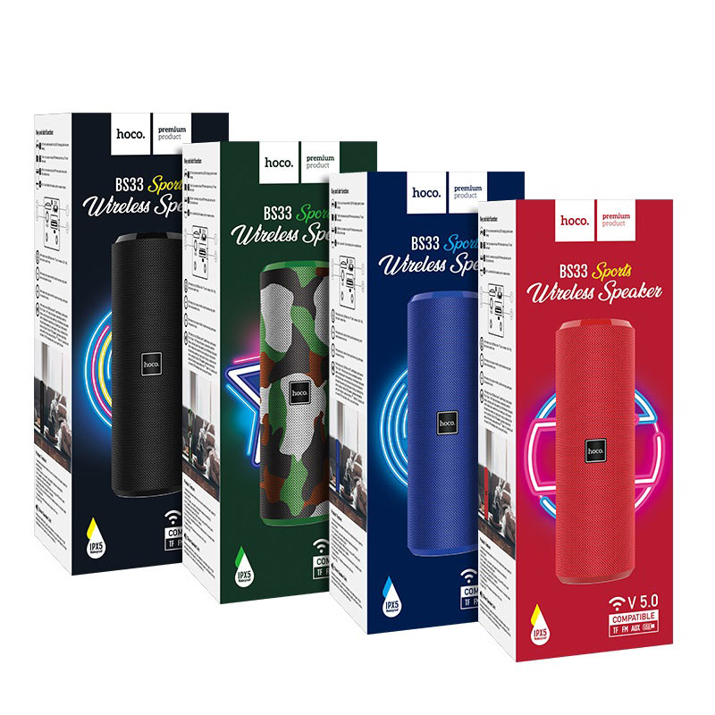[3183] Hoco BS33 Voice Sports Wireless Speaker