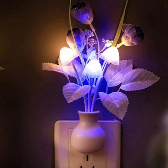[3695] Mushroom Sensor LED Night Light Wall Lamp