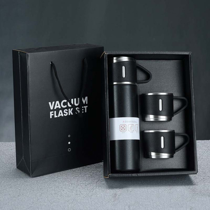 [4041] Vacuum Flask Set Drinking Water Bottle
